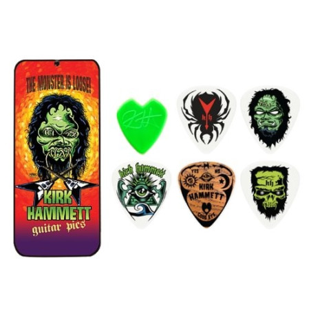 JIM DUNLOP KH01 Set de picks de kirk hammeth guitarrista de Metallica