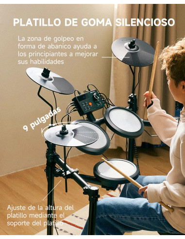 DONNER DED-70 EC7168 Bateria Eléctronica para niños