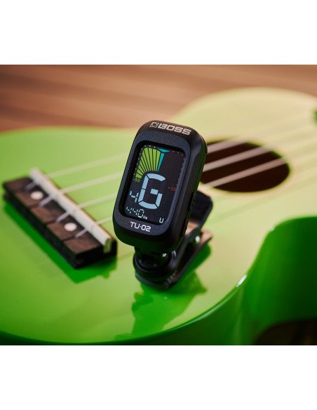 Afinador Clip-On BOSS TU-02: Precisión y Portabilidad para Músicos