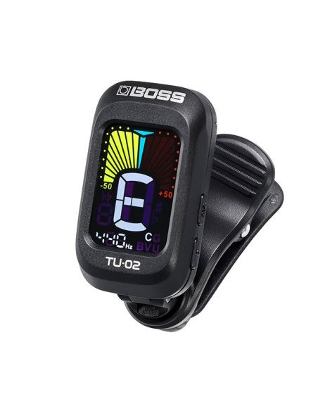 Afinador Clip-On BOSS TU-02: Precisión y Portabilidad para Músicos