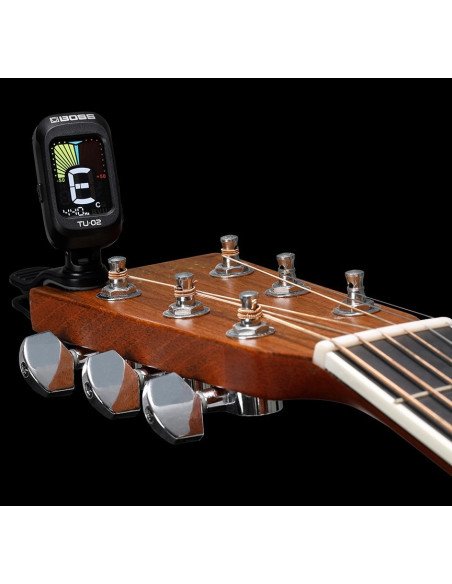 Afinador Clip-On BOSS TU-02: Precisión y Portabilidad para Músicos