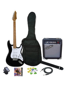 KIT GUITARRA DEVISER LG2S BK PERFORMANCE Con amplificador y accesorios