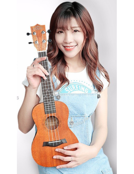 Ukelele concierto Handel Hu60-23 en caoba con acabado natural