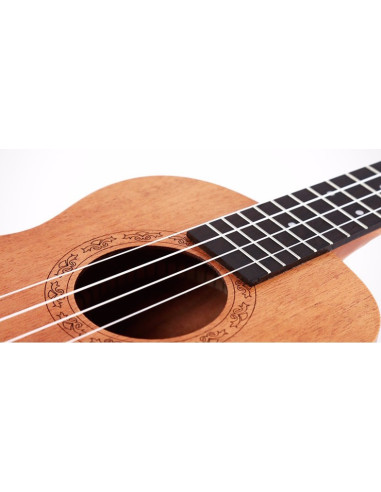 Ukelele concierto Handel Hu60-23 en caoba con acabado natural