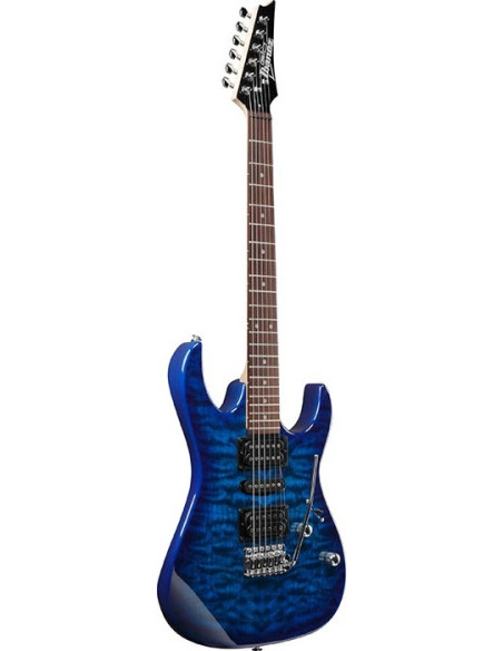 Guitarra Eléctrica Ibanez GRX70QA-TBB: Estilo y Versatilidad