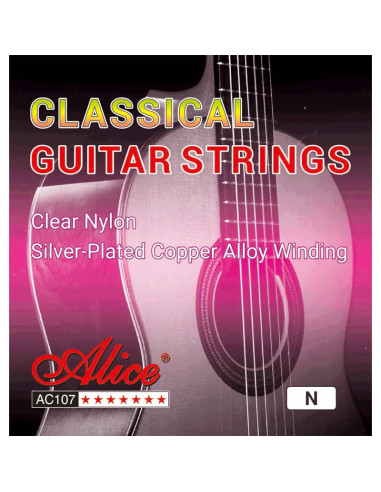 ALICE AC107-N Encordado para guitarra clasica de tensión normal