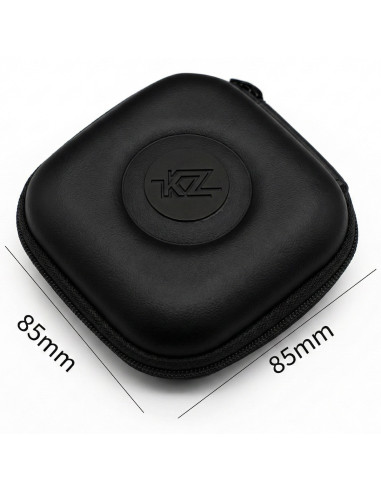 Estuche KZ PU para Audífonos | Case SemiRígido con Cierre