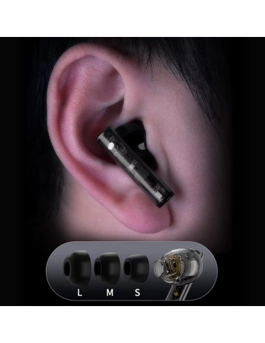 KZ Sora Audífonos Inalámbricos TWS HiFi Bluetooth 5.4