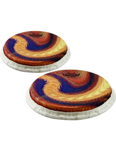 REMO SKYNDEEP SD004 SERPENTINE DAY Set de Parches de bongo quinto y octavo