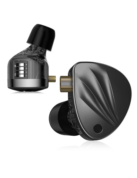 KZ Krila Audífonos In-Ear HiFi Híbridos con Tuning Switch