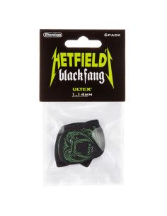 JIM DUNLOP PH112P 1.14 WHITE FANG Set de picks de James Hetfield guitarrista de Metallica