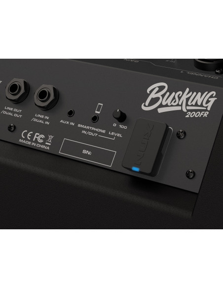 NUX Busking 200FR Parlante FRFR Portátil Recargable 276W