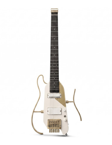 DONNER EC7450 HUSH-X PRO Guitarra eléctrica viajera Headless con Efectos Integrados, IR y USB-C