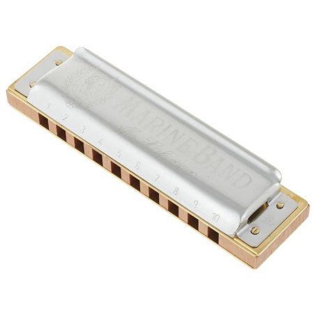 HOHNER MARINE BAND Armonica diatonica con estuche duro