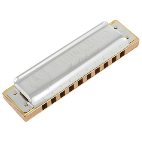 HOHNER MARINE BAND EN G Armonica diatonica con estuche duro