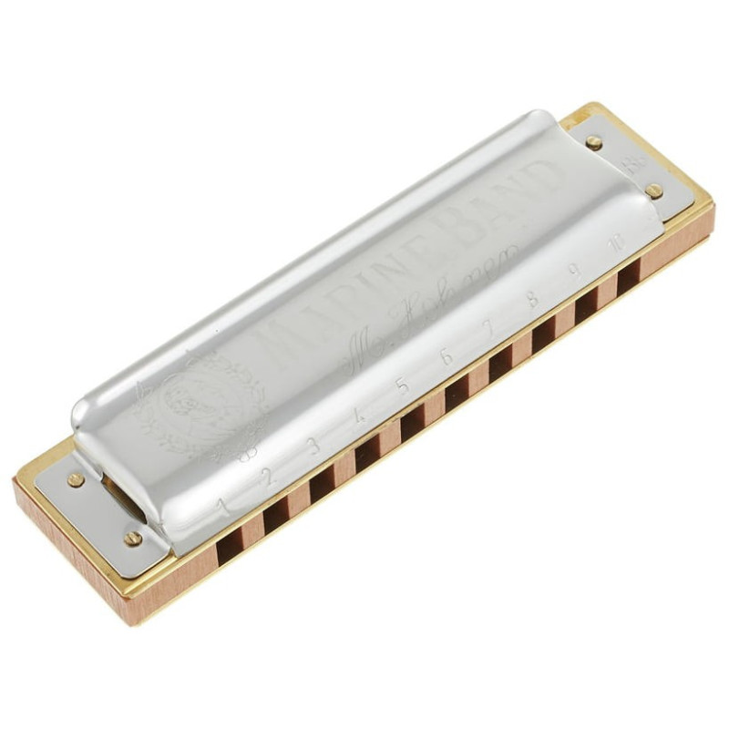 HOHNER MARINE BAND EN G Armonica diatonica con estuche duro