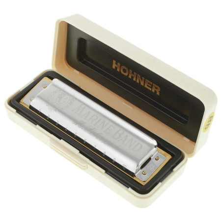 HOHNER MARINE BAND EN G Armonica diatonica con estuche duro