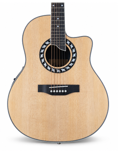 VORSON VAC41 Guitarra acústica con espalda en fibra