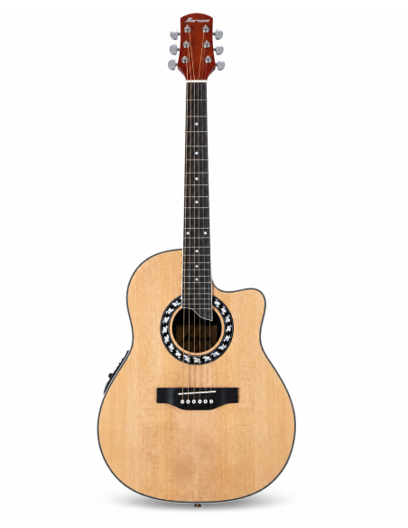VORSON VAC41 Guitarra acústica con espalda en fibra