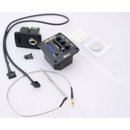 BELCAT UK500T Micrófono Miniatura para ukulele y guitarra con ecualizador activo y afinador
