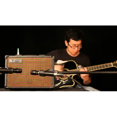 JOYO AC20 Amplificador de 20W para guitarra electro acustica con efectos y entrada para micrófono