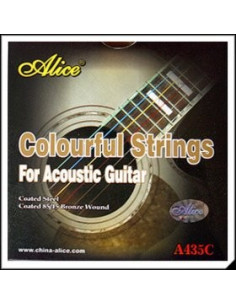 ALICE AC136BK-N Encordado negro para guitarra clásica con cuerdas nylon