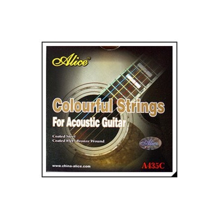 ALICE AC136BK-N Encordado negro para guitarra clásica con cuerdas nylon