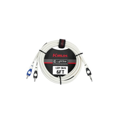 KIRLIN YE-3643M Cable plug a rca de 3 metros