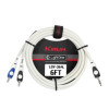 KIRLIN YE-3643M Cable plug a rca de 3 metros