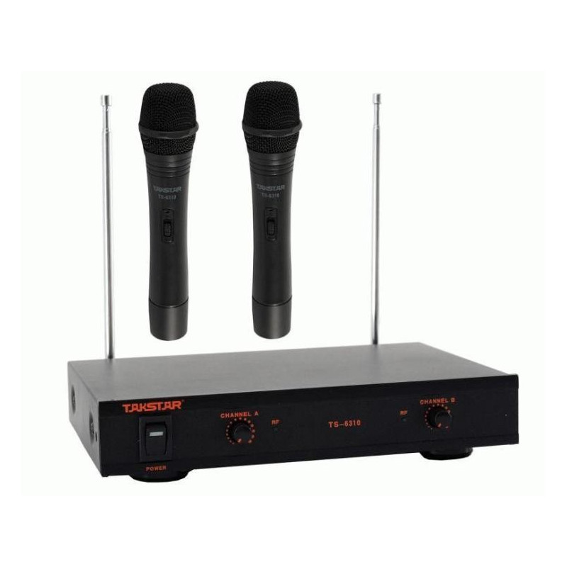 TAKSTAR TS6310HP Sistema dual de microfono de mano y diadema inalámbricos