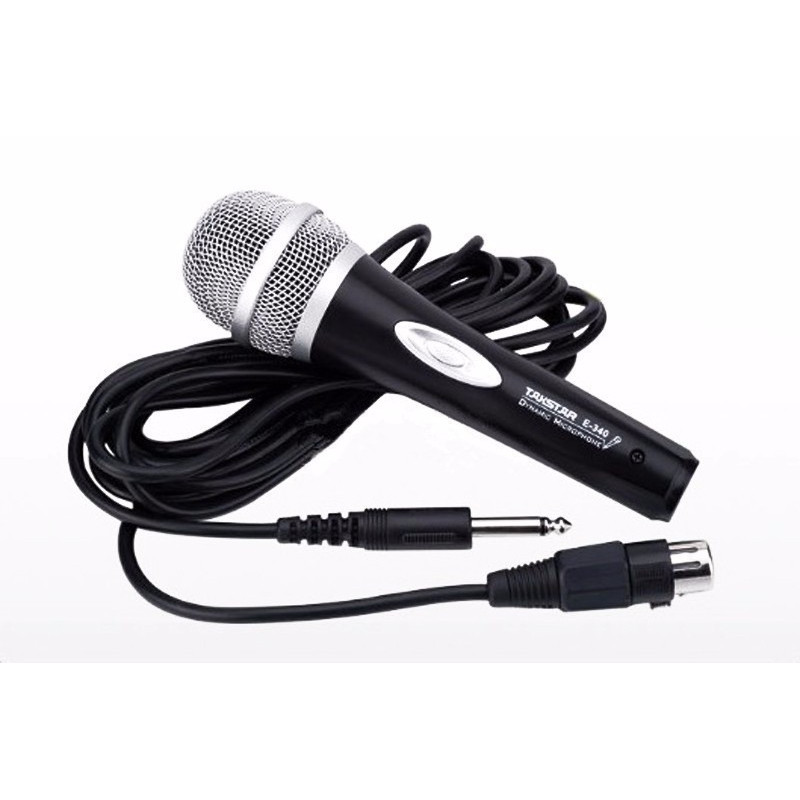 TAKSTAR E340 Microfono dinamico uni-direccional para karaoke y conferencias