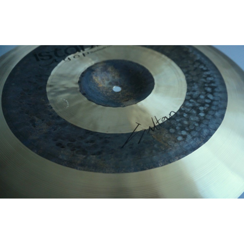 ISTANBUL SULTAN CRASH Platillo profesional martillado a mano en bronce b20 para bateria profesional