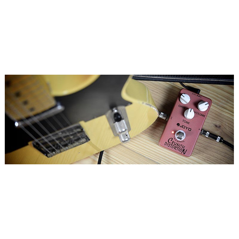 JOYO JF03 CRUNCH DISTORTION Pedal de efecto para guitarra eléctrica