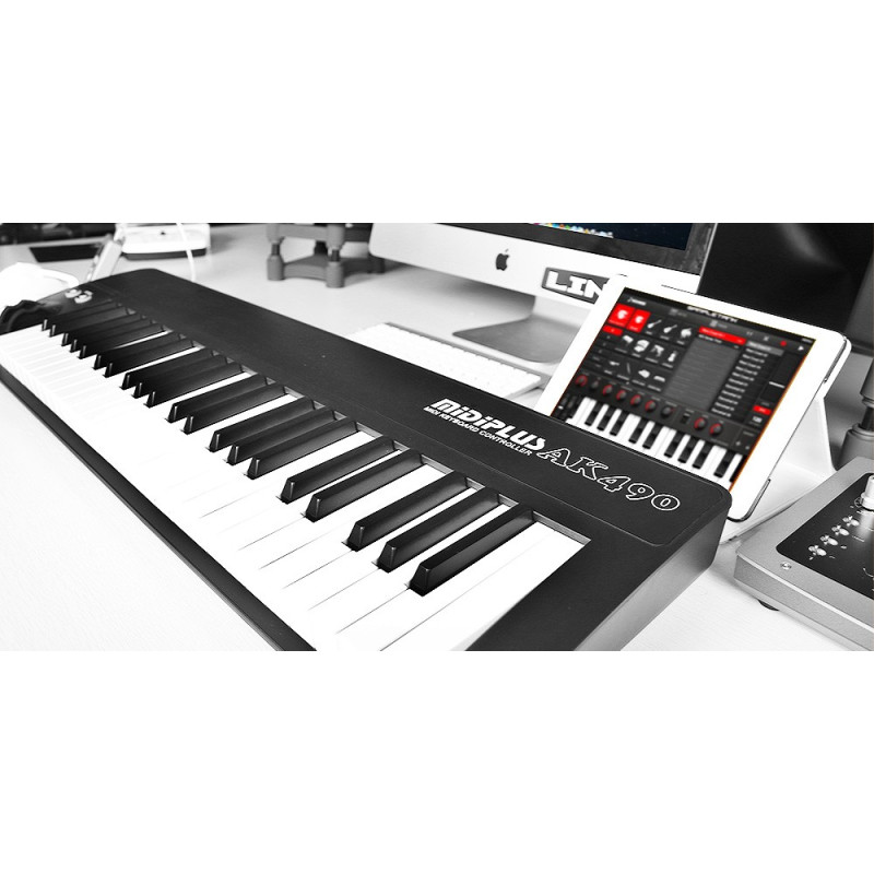 MIDIPLUS AK490 Teclado controlador Midi de 49 teclas USB / MIDi