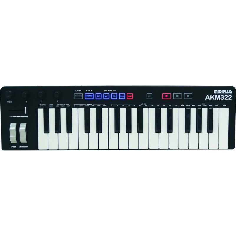 MIDIPLUS AKM320 Teclado controlador Usb de 32 teclas 