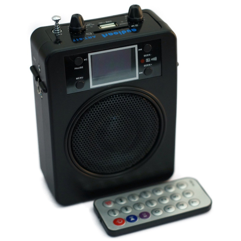 AUDIOART ART-817 Microfono de diadema con amplificador portatil de cintura