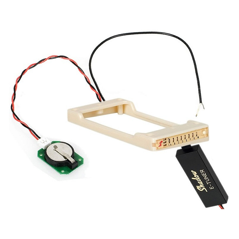 SHADOW SH-HB-T-Tr Afinador cromatico en marco de humbucker para guitarra electrica con tremolo
