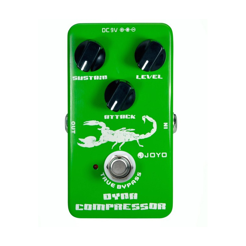 JOYO JF10 DYNA COMPRESSOR Pedal de compresion y sustain para guitarra electrica