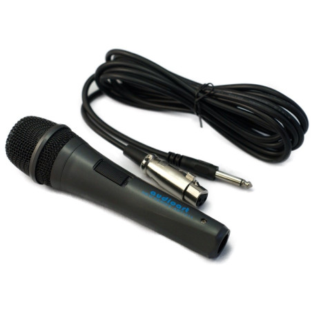 AUDIOART ART211 Microfono dinamico vocal unidireccional con cable de 3 metros