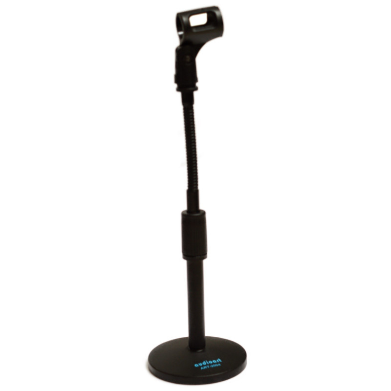 AUDIO ART 2004 Atril de mesa para microfono con cuello de ganzo y sistema de altura ajustable