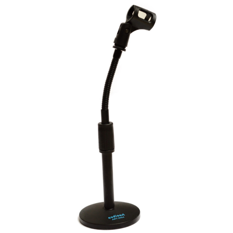 AUDIO ART 2004 Atril de mesa para microfono con cuello de ganzo y sistema de altura ajustable