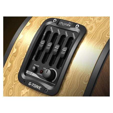 CHERUB GS1 Microfono activo para Guitarra Electro Acustica con 4 bandas