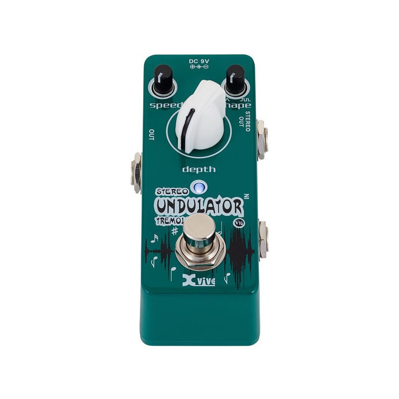XVIVE V16 UNDULATOR Pedal tremolo para guitarra electrica circuito true bypass