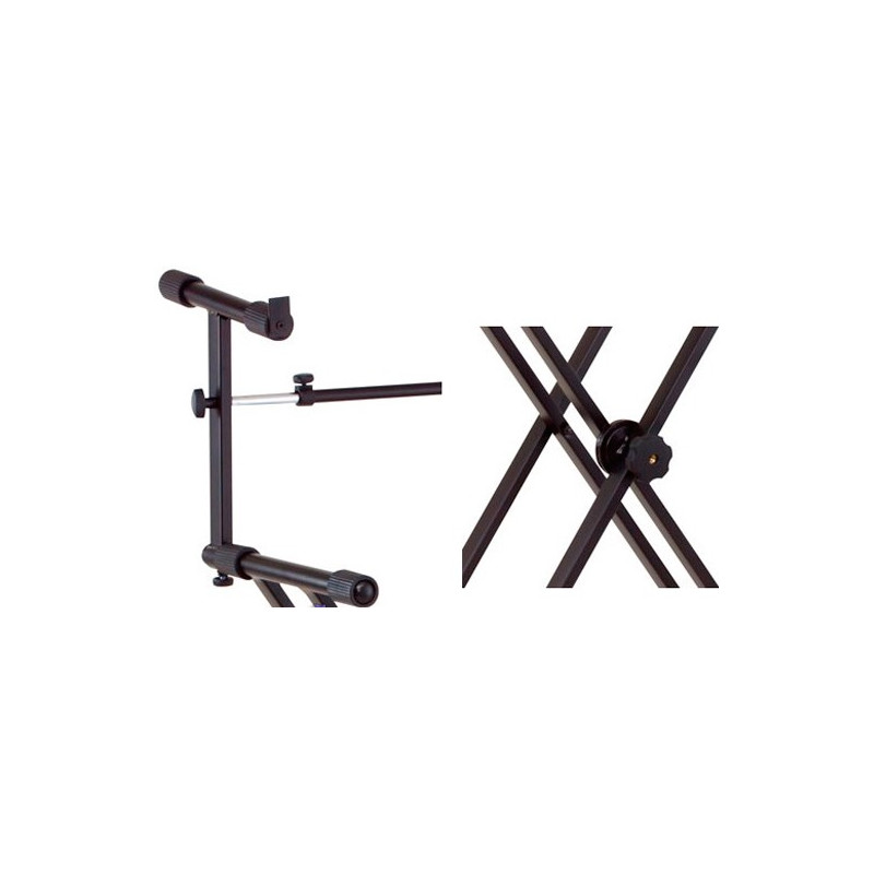 HAMILTON KB2EK Atril doble en X para teclados organeta y controladores midi / usb