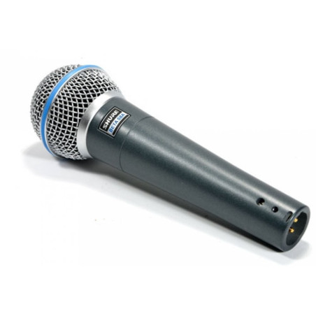 SHURE BETA 58A Microfono vocal Unidireccional cardioide profesional con estuche y piaña