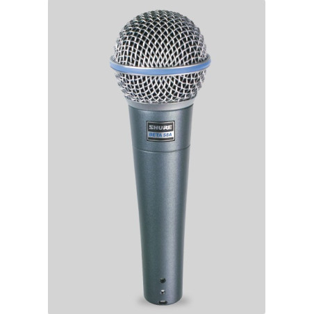 SHURE BETA 58A Microfono vocal Unidireccional cardioide profesional con estuche y piaña