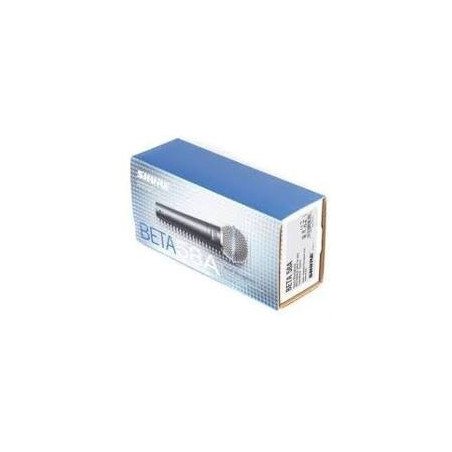 SHURE BETA 58A Microfono vocal Unidireccional cardioide profesional con estuche y piaña