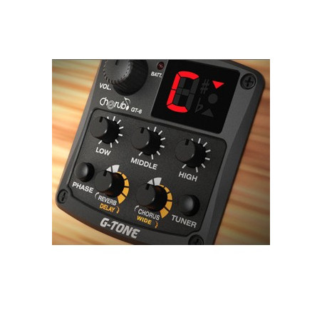 CHERUB GT6 Microfono activo con efectos para guitarra