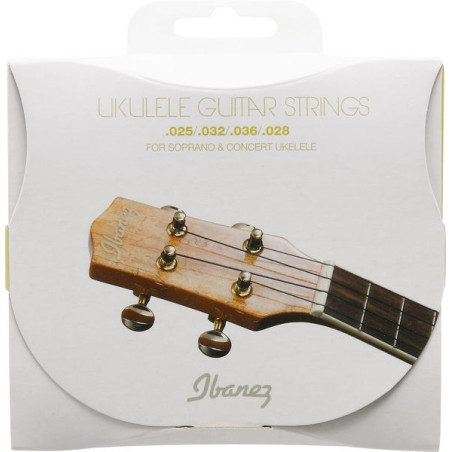 IBANEZ IUKS4 Encordado Ukulele soprano y concierto