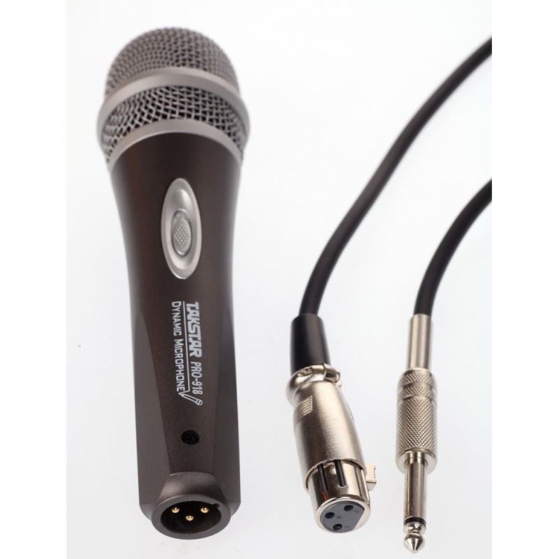 TAKSTAR PRO-918 Microfono dinamico uni-direccional con estuche duro